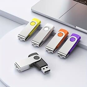 Clé USB 128 go, 64 go 32 go, 3.0, haute vitesse, rotative, stockage externe, micro clé mémoire pour ordinateur
