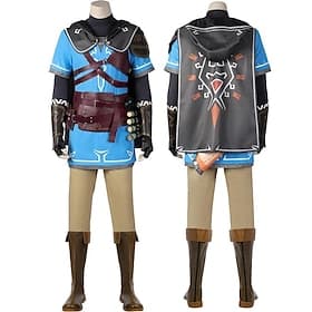 Link Anime Cosplay Costume Outfits Cosplay Suits Halloween Carnival Performance Comic Con Anime Expo Costume For Men's Kid's Adults'
