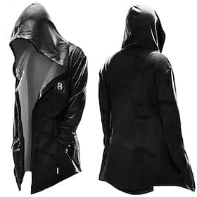 Men's Creepy Lettering Graphic Prints Hoodie Hoodies Sweatshirt Streetwear Basic Casual Long Sleeve Hooded Daily Streetwear Sports  Outdoor Going out Weekend B