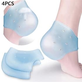 4pcs/set Heel Cups Gel Protectors, Support For Achilles Tendonitis Bone Spur Aching, Feet Relieve Pain For Man And Women
