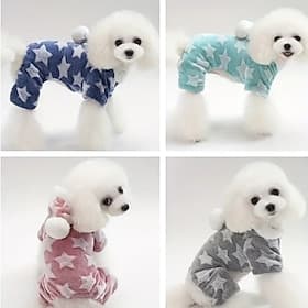 Chien Chat Pyjamas Le style mignon Décontractées Hiver Respirable Doux Lavable Confortable Extérieur Casual Quotidien Vêtements pour chiens for Bichon Frisé Lo