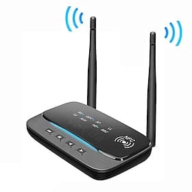 nfc 262ft/80m lange afstand bluetooth 5.0 zender ontvanger 3 in1 muziek audio adapter lage latentie aptx hd spdif rca aux 3.5mm tv