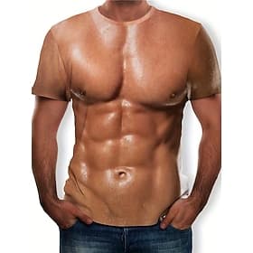 T-shirt Anime Print 3D 3D Print Casual Novelty T-shirt Sleeve Funny Street Style for Men's Adults' 3D Print  for