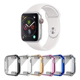 2 Pack Watch Case with Screen Protector Compatible with Apple Watch Series 8 7 41mm 45mm / Series 6 5 4 SE 40mm 44mm / Series 3 2 1 38mm 42mm Scratch Resistant thumbnail 2