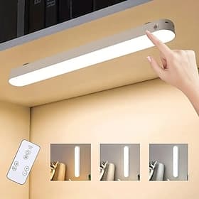 Under Cabinet Lighting, Remote Control Touch Sensor Cabinet Light Wardrobe Light Indoor Lighting USB Rechargeable Night Light Kitchen Cabinet Light Under The C