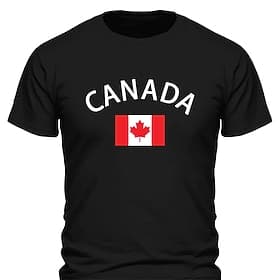 Men's Canada Flag Short Sleeve Graphic T-Shirt