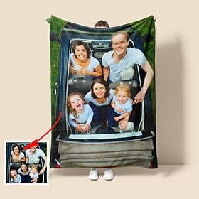 Custom Sherpa Blankets with Photos Personalized Couples Gifts Customized Picture Blanket I Love You Gifts Birthday Gift for Wife Husband Girlfriend Boyfriend
