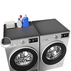 Washer and Dryer Covers for the Top, Silicone Dryer Top Protector Mat Non-slip Waterproof Washing Machine Cover Protector Top Load for Laundry  Kitchen