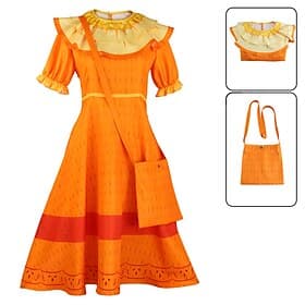 Isabelle Madrigal Luisa Dolorès Costume de cosplay Tenues Jour des Rois Mignon Cosplay for Homme Femmes Adulte Carnaval Mascarade Événement / Fête Mascarade