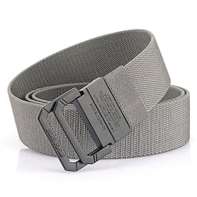 Men's Double-ring Buckle Belt Alloy Buckle Alloy Durable Adjustable Plain Black Red Outdoor Daily Waist Belt