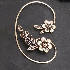 1 Paar Ohr-Stulpen For Damen Partyabend Geschenk Verabredung Aleación Vintage-Stil Mode Ein Blütenblatt