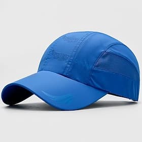Men's Baseball Cap Sun Hat Trucker Hat Black White Polyester Fashion Casual Street Daily Letter Adjustable Sunscreen Breathable