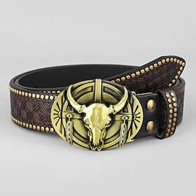 18th Century 17th Century State of Texas Waist Belt West Cowboy Ameirican Fancy Dress Men's Masquerade Performance Masquerade Bachelorette Party Adults' Belt