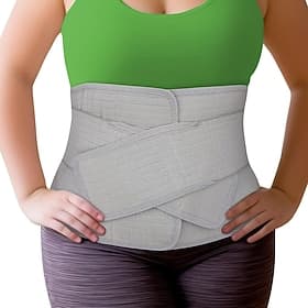 Abdominal Binder Post Surgery Tummy Tuck - Postpartum Belly Band Wrap  Post C Section Belly Binder Recovery Stomach Compression Hernia Belt For Men amp Women A
