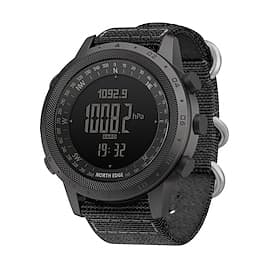 Men Digital Watch Outdoor Sports Tactical Casual Compass Altimeter Luminous Stopwatch Silicone Nylon Strap Watch
