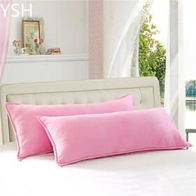 Solid Colored Decorative Toss Body Pillows Cover 1PC Soft Square Cushion Case Pillowcase for Bedroom Livingroom Sofa Couch Chair
