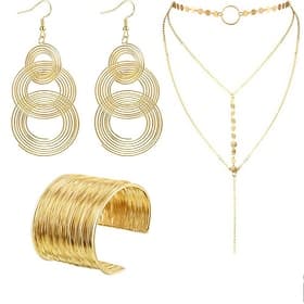 Retro Vintage 1970s Disco Necklace Headwear Accesories Set Hippie Disco Fancy Dress Women's Girls' Carnival Masquerade Party / Evening Casual Daily Pride Parad