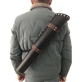 Retrò Vintage Medievale Rinascimento Faretra Vichingo Ranger Elfico Costume Per uomo Vichingo Halloween Carnevale Mascherata Feste Fiera Rinascimentale LARP Ad