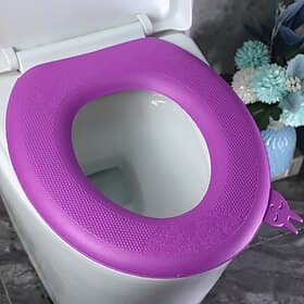 Waterpoof Soft Toilet Seat Cover Bathroom Washable Closestool Mat Pad Cushion O-shape  U-shape Toilet seat Bidet Toilet Cover Accessories