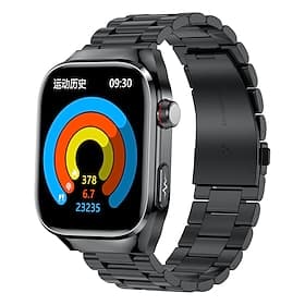 TK16 Smart Watch 2.04 inch Smartwatch Fitness Running Watch Bluetooth Pedometer Call Reminder Activity Tracker Compatible with Android iOS Unisex Long Standby