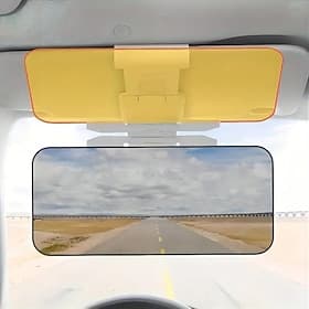 Visiera parasole 2 in 1 per il giorno e la notte, antiriflesso, antiluce intensa, per automobilisti, antineve, riflettente, antiabbaglianti