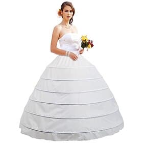 Hoop Skirt for Women Crinoline Petticoat half Slips Under Skirt for Ball Gown Underskirt for Wedding Bridal Dress Party Victorian Rococo