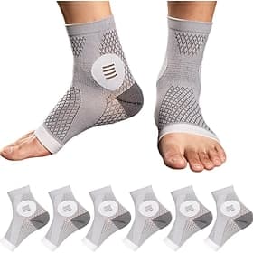 3 coppie Calzini a compressione Nylon Anti-Friction thumbnail 2