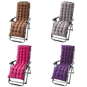 Coussin de chaise longue touffeté, siège à bascule d'extérieur, chaise longue, tapis inclinable