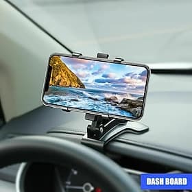 360° Adjustable Waterproof Car Phone Mount - Dashboard Holder Stand Bracket with PVC Material, Easy Installation