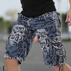 Herren Taktische Shorts Cargo-Shorts Shorts mit Camouflage-Muster Shorts Knöpfe Mehrere Taschen Tarnung tragbar Knielang Outdoor Täglich Campen und Wandern Mod thumbnail 2
