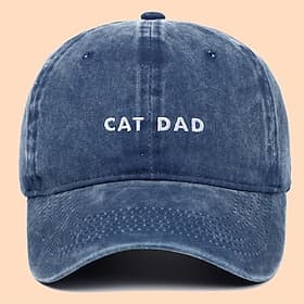 Men's Baseball Cap Sun Hat Trucker Hat Black Wine Cotton Embroidered Fashion Casual Street Daily Letter Adjustable Sunscreen Breathable