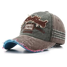 Men's Baseball Cap Sun Hat Trucker Hat Navy Blue Blue Polyester Embroidered Fashion Casual Street Daily Color Block Letter Adjustable Sunscreen Breathable