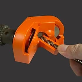Multipurpose Drill Bit Sharpener - Quick and Easy Electric Drill Accessory for 2-16MM Bits - Sharpen Drill Bits, Knives, and More - Compact and Durable with Di