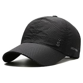 Homme Casquette de Baseball Chapeau de soleil Casquette Noir Blanche Chinlon Mode Décontractées Plein Air du quotidien Lettre Ajustable Ecran Solaire Respirabl