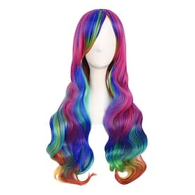 Carnival Wig 2026 Blonde Straight Wavy Short Synthetic Festival Wig Mardi Gras Parade Cosplay Costume Hair for Women