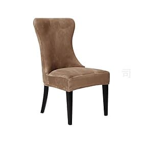 Stretch Svelvet Chair Cover High Back Dining Chair Cover Household Simple One-Piece Chair Set Hotel Chair Set Stool Cover