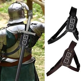 Punk  Gothic Medieval Renaissance Outfits Warrior Fancy Dress Men's Women's Unisex Pirate Halloween Masquerade Performance Masquerade Adults' Sscabbard
