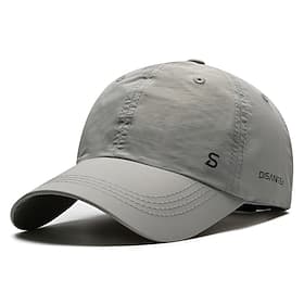 Herren Cap Basecap Sonnenhut Kappe Schwarz Marineblau Chinlon Modisch Brautkleider schlicht Strasse Täglich Buchstabe Einstellbar Sonnenschutz Atmungsaktiv