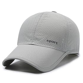 Men's Baseball Cap Sun Hat Trucker Hat Black White Polyester Fashion Casual Street Daily Letter Adjustable Sunscreen Breathable