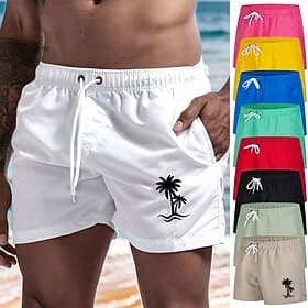 Men's Board Shorts Swim Shorts Swim Trunks Pocket with Mesh lining Elastic Waistband Shorts Beach Sports  Outdoor Swimming Pool Summer Quick Dry Lightweight So thumbnail 2