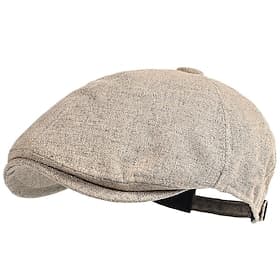 Men's Flat Cap Ascot Hat Newsboy Hat Black khaki Linen Fashion Casual Street Daily Plain Adjustable Sunscreen Breathable