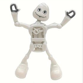 Wind-Up Dancing Robot Toy - Cute  Funny Split-Leg Action, Durable Abs Material, Perfect For Teens Ideal Gift For Birthdays  Holidays Christmas Gift