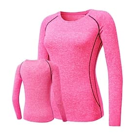 Women's Solid Colored Compression Shirt Athletic Shirt Gym Shirt Fitness Shirt Spring Fall Long Sleeve Casual Athleisure Quick Dry Soft Breathable Gym Workout