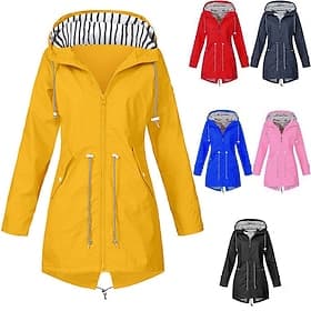 Women's Hiking Jacket Winter Autumn / Fall Outdoor Waterproof Windproof Multi-Pockets Front Zipper Lightweight Jacket Full Zip Camping / Hiking / Caving Winter