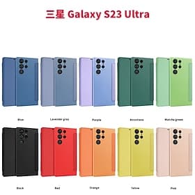 Phone Case For S26 Ultra Plus S25 S24 S23 Ultra Plus S22 Plus  Ultra Back Cover with Stand Holder Card Slot Shockproof Retro TPU PU Leather
