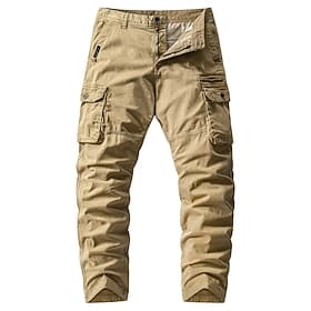 Homme Pantalon Cargo Pantalon Boutons Multi poche Plein Séchage rapide Evacuation de l'humidité Toute la longueur Extérieur du quotidien Camping et randonnée M