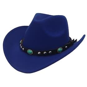Men's Kentucky Derby Hat Sun Hat Cowboy Hat Fedora Trilby Hat Black Red Woolen Vintage Style Fashion 18th Century State of Texas Daily Theme Party Solid / Plai