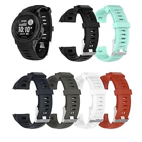 Bracelet de Montre  pour Garmin Instinct de Garmin Silicone Remplacement Sangle Ajustable Bracelet Sport Bracelet