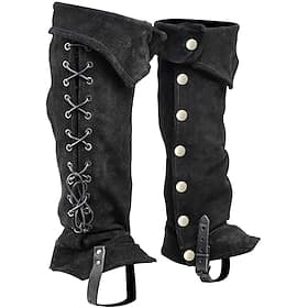 Retro Vintage Mittelalterlich 17. Jahrhundert Cosplay Kostüm Gamaschen Stiefelüberzüge Pirat Krieger Ritter Wikinger Kreuzritter Kostüm Herren Damen Unisex See