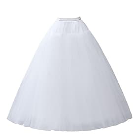 Rococo Victoriaans Prinses Onderrok Onder rok Tule rok Effen Kleur Kostuum Dames Maskerade Evenement / Feest Schoolfeest Volwassenen Rok thumbnail 2